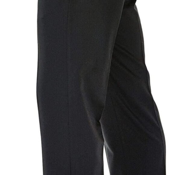 Haggar Mens Classic Fit Cool 18 Performance Pants With No Iron Comfort Waist Bla - Picture 7 of 7